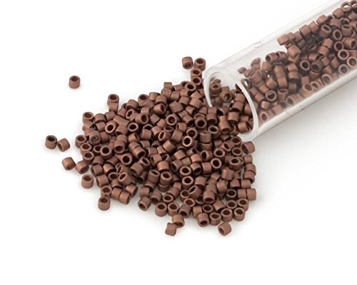 Miyuki Delica Seed Bead 11/0 Copper Plated Matte