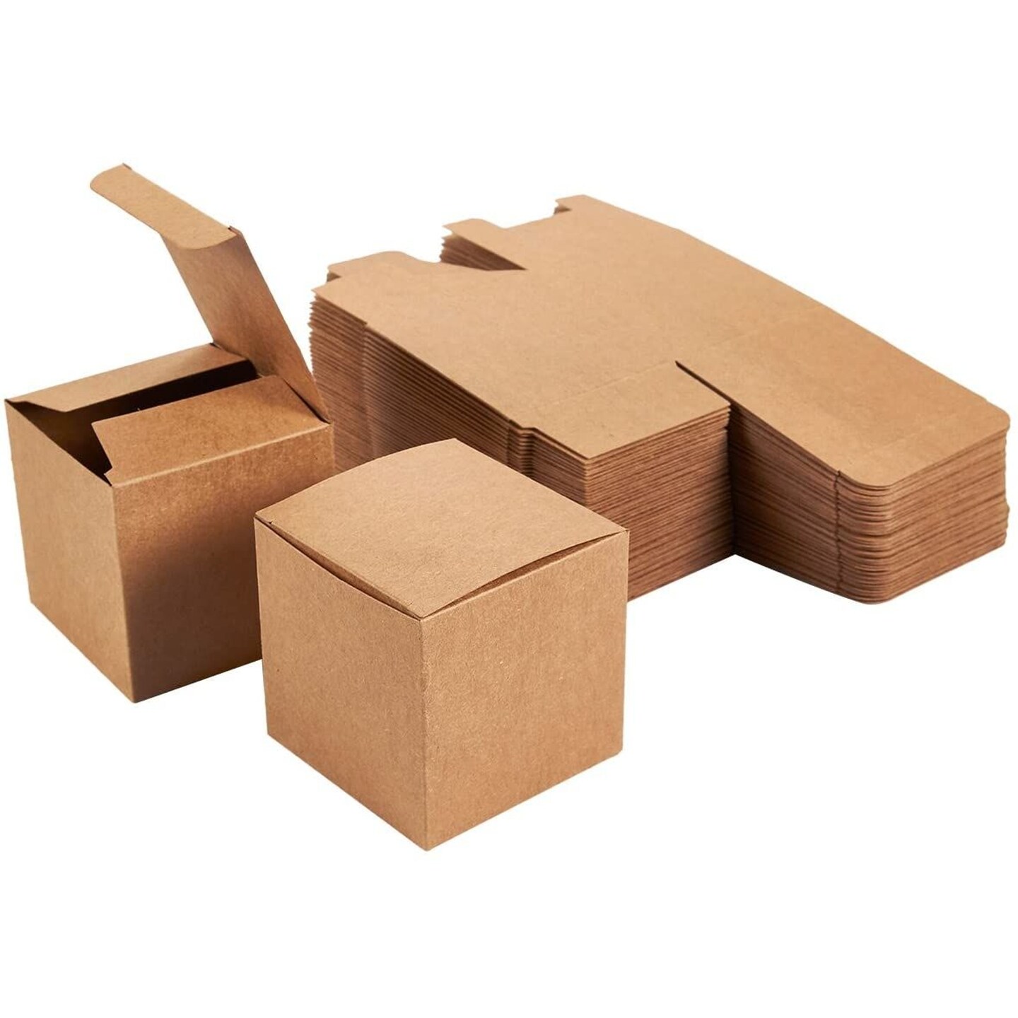 3 x 3 x 3 Wholesale Kraft Paper Boxes - ClearBags®, box box3 