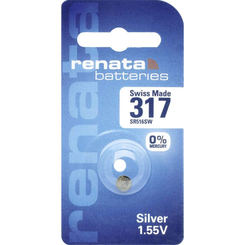 RENATA Button Cell Silver Oxide Type 317 SR516SW, SR62, SR516, V317, D [Baby Product]
