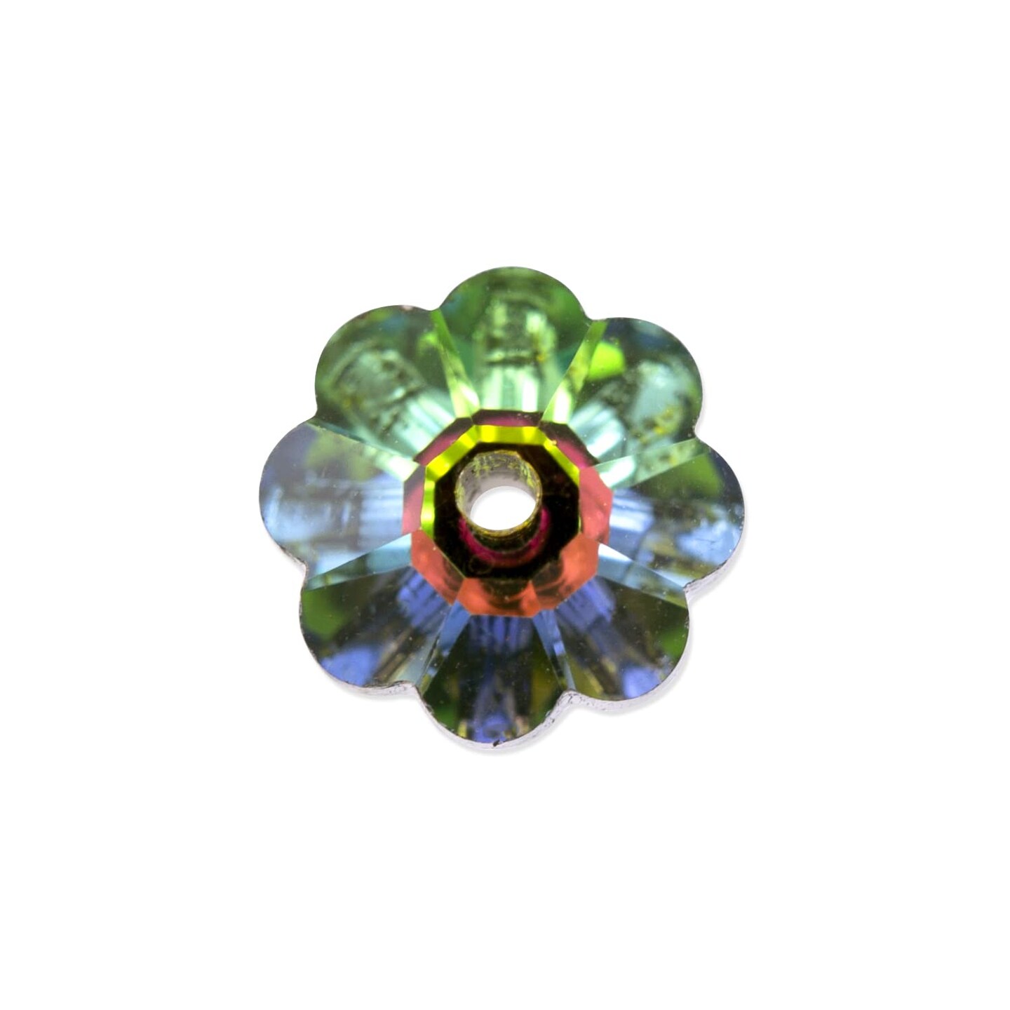 Preciosa Crystal Loch Flower 10mm Crystal Vitrail Medium (Package of 5)