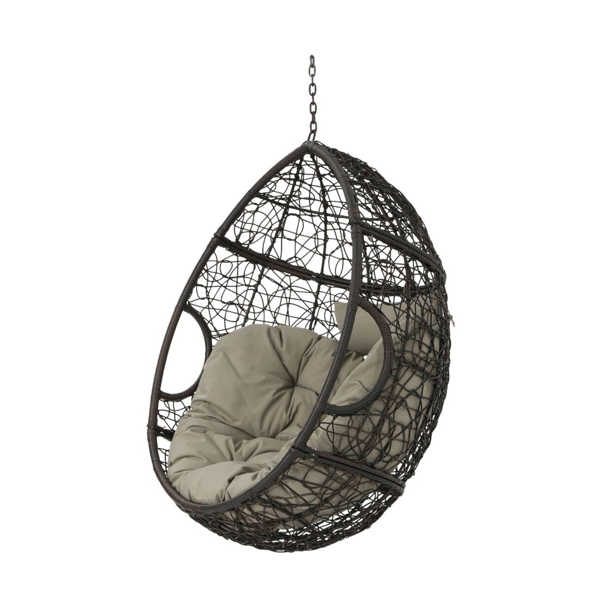 GDFStudio Yosiyah Indoor Outdoor Hanging Teardrop Egg Chair Stand Not Included Michaels