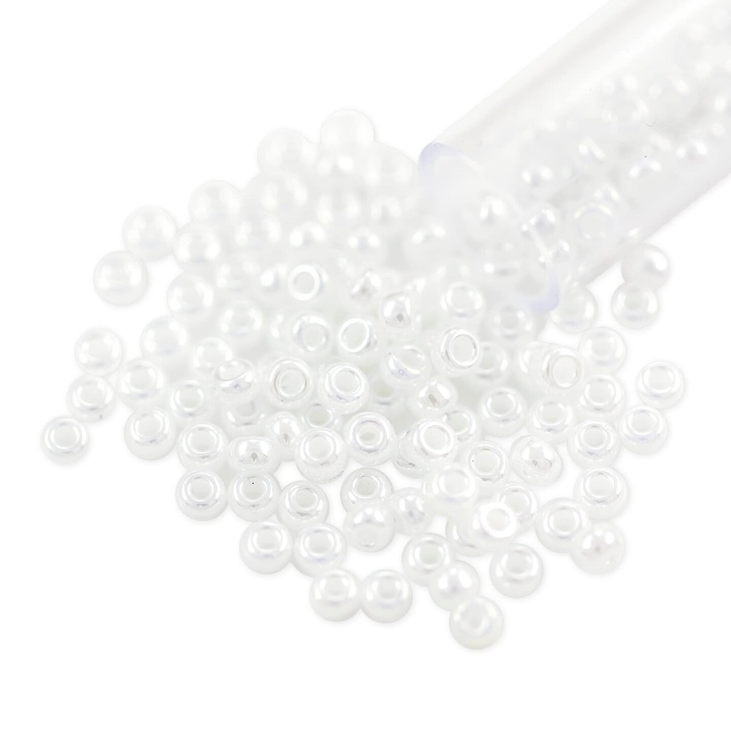 Miyuki Round Rocaille Seed Bead 8/0 Ceylon White