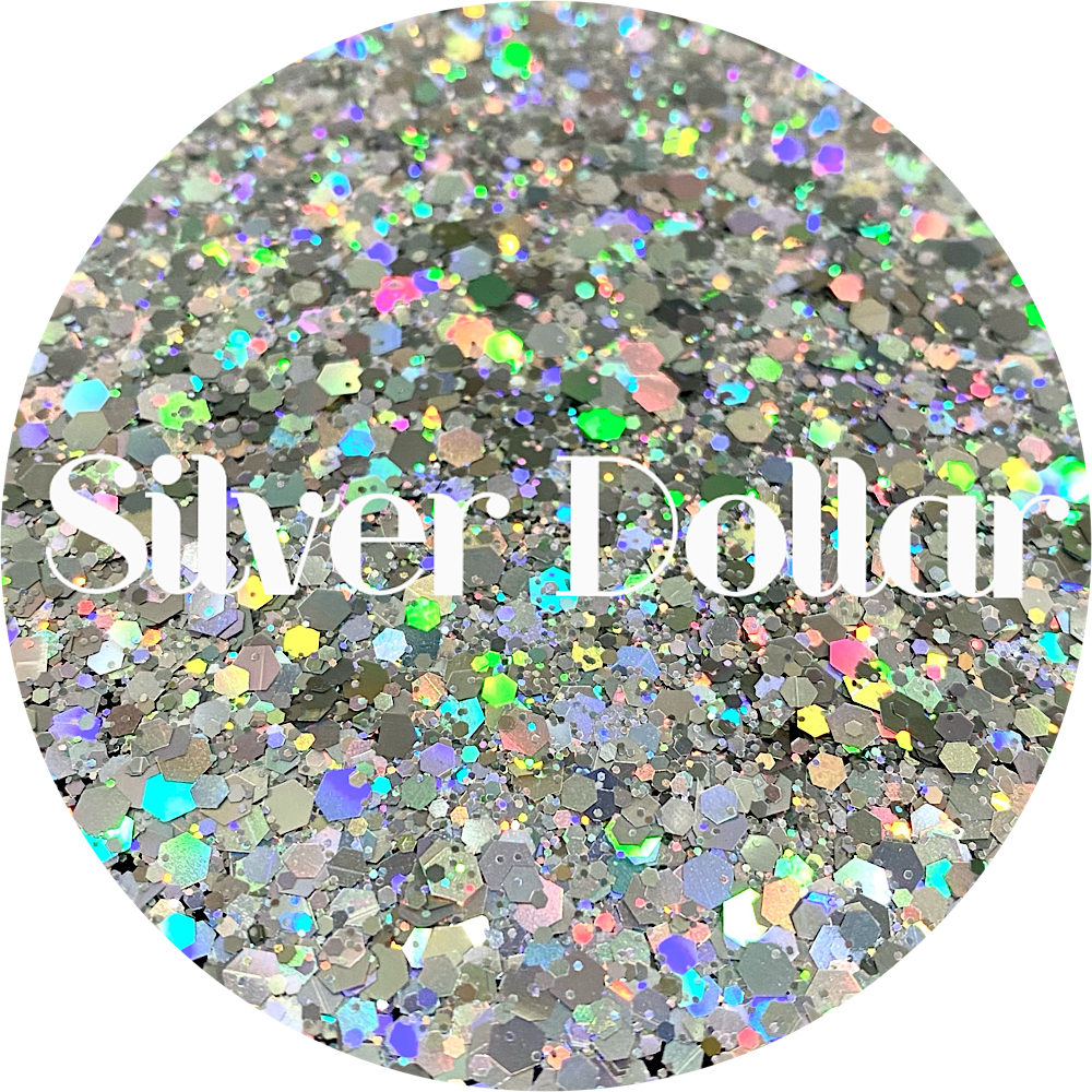 Polyester Glitter - Silver Dollar by Glitter Heart Co.™ | Michaels