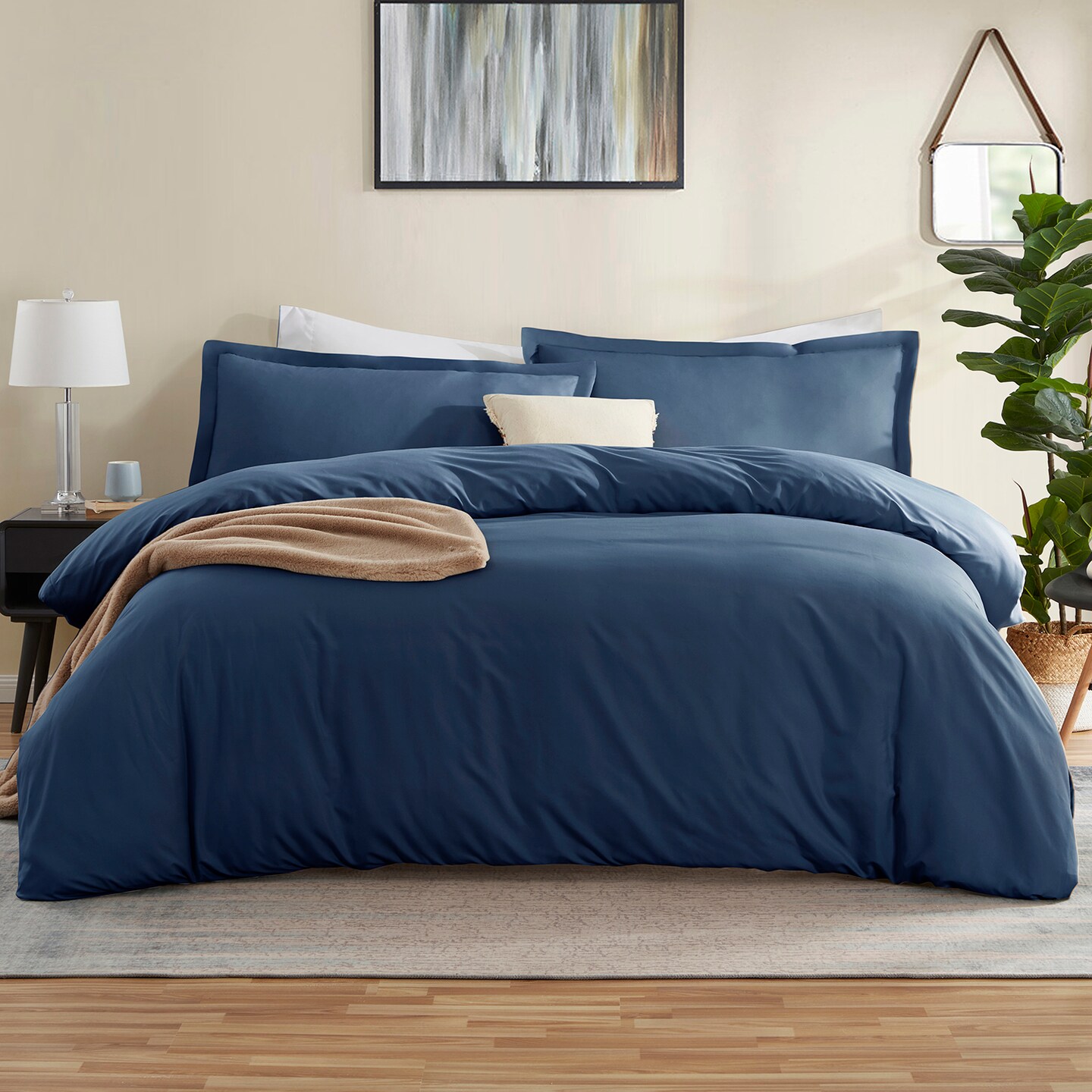 Nestl Double Brushed Microfiber Duvet Cover Set