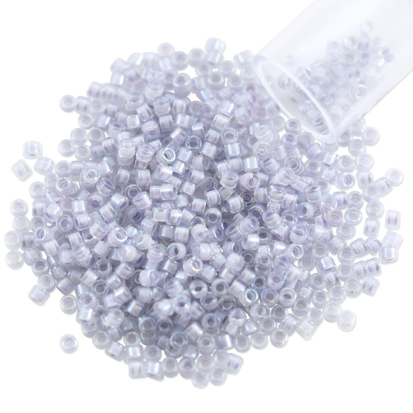 Miyuki Delica Seed Bead 11/0 Color Lined Dove Grey | Michaels