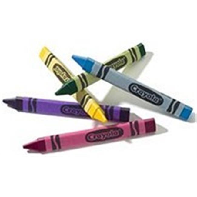 Art Supplies 4008C Crayola Triangular Crayons - 8 Count