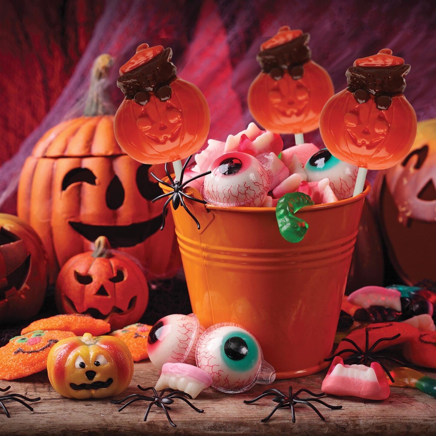 Chocolate Mold Lolly Cat In Jack O Lantern