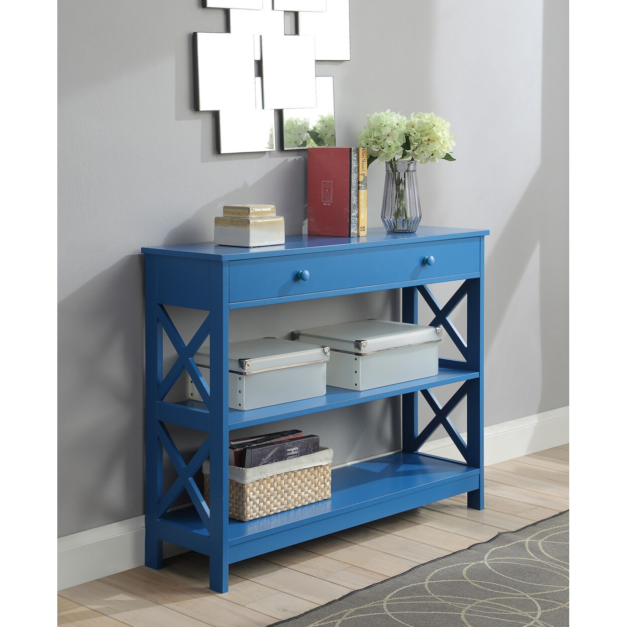 Convenience concepts oxford 1 deals drawer console table