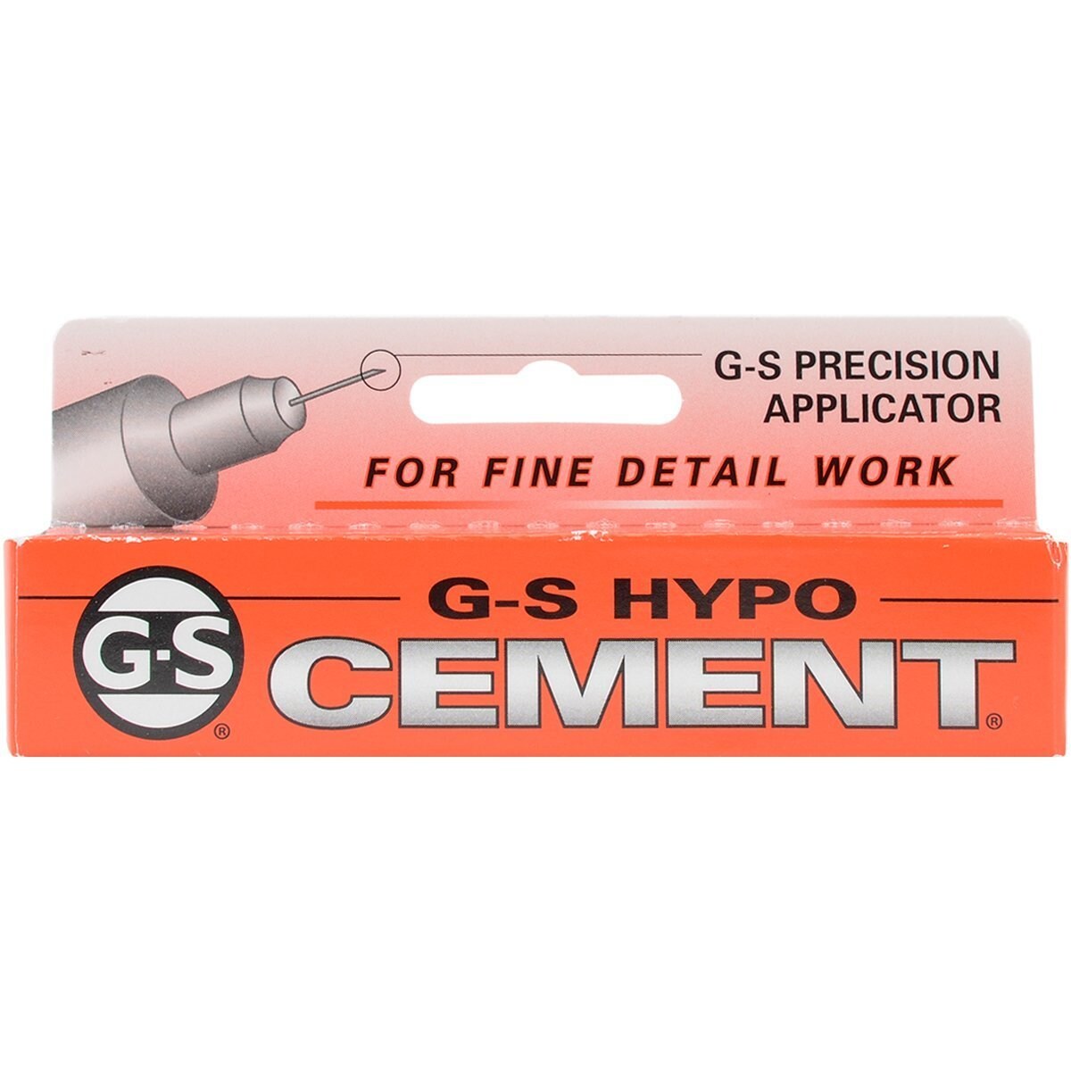 G&#x26;S Hypo-Tube Jewelers Cement Clear 1/3 oz