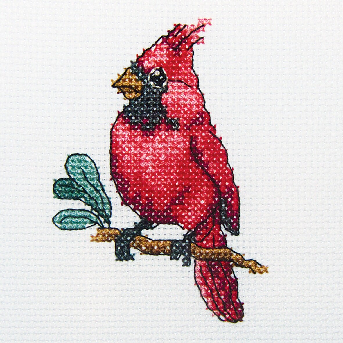 Cardinal bird H220 Counted Cross Stitch Kit Michaels