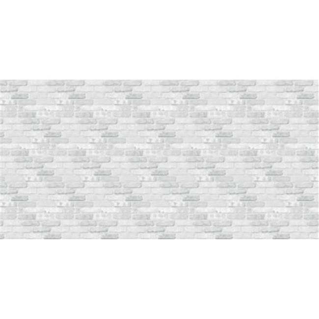 Pacon Fadeless Design Roll Brick, White - 48 in. x 50 ft.