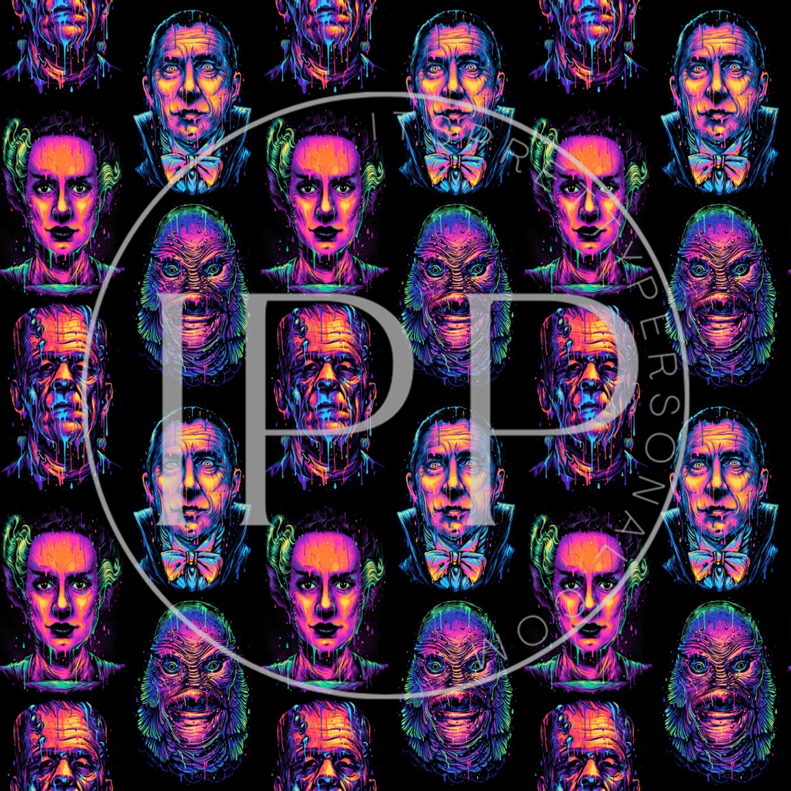 #439 CLEAR The Horror 12x12 Pattern Vinyl