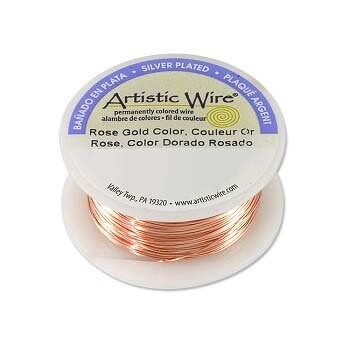 20 Gauge Coated Tarnish Resistant Fine Silver Plated Copper Wire on 6-Yard  Spool