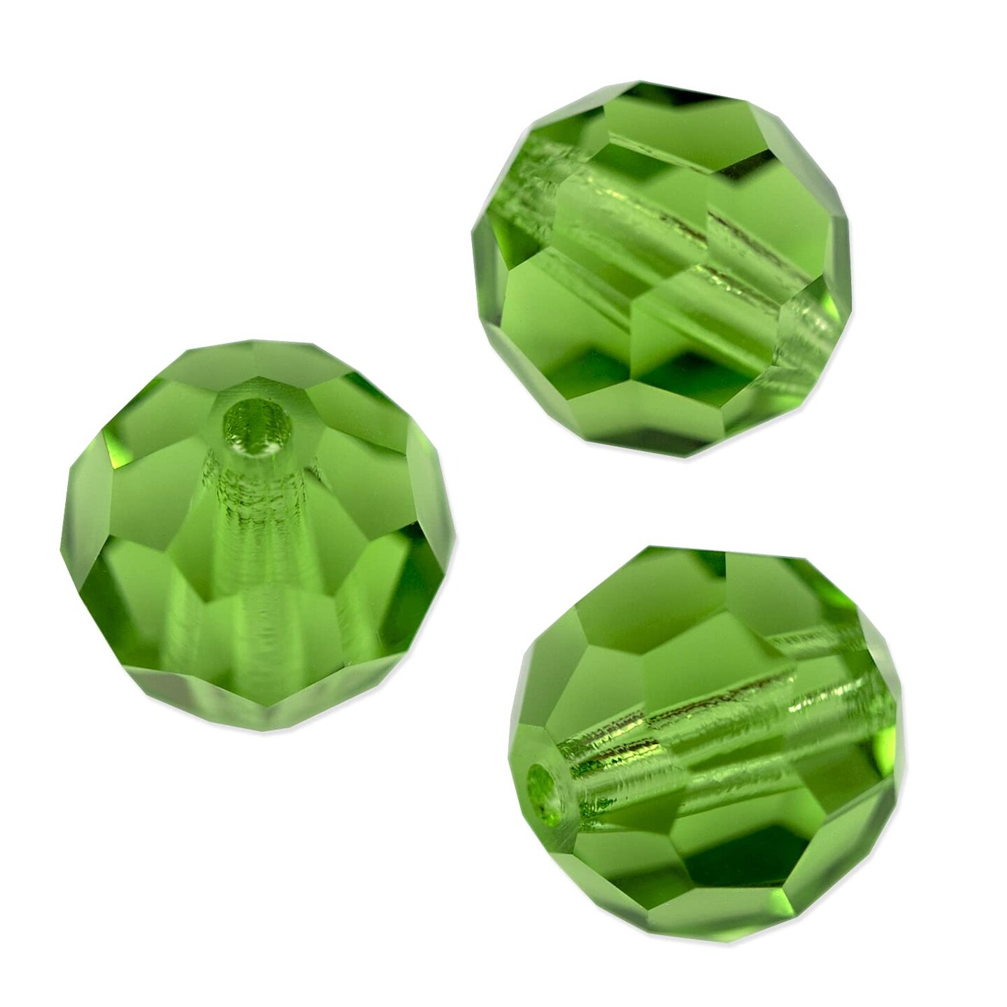 Preciosa Crystal Round Bead 6mm Peridot (Package of 20)
