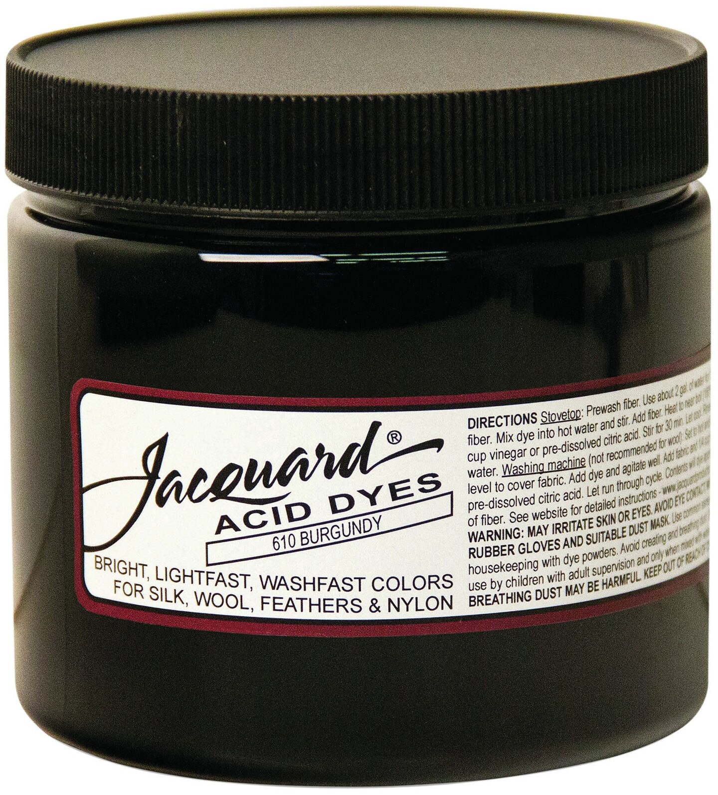 Jacquard Acid Dyes 8oz-Burgundy