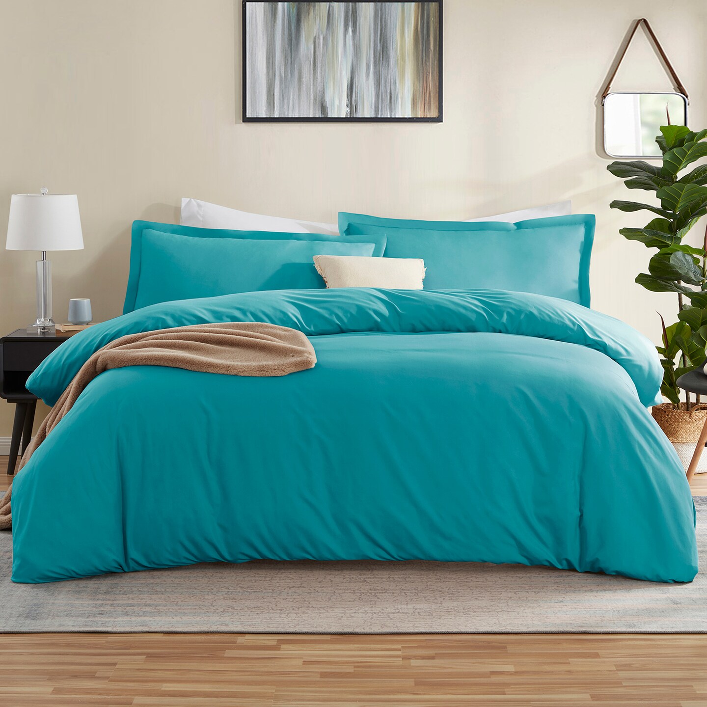Nestl Double Brushed Microfiber Duvet Cover Set