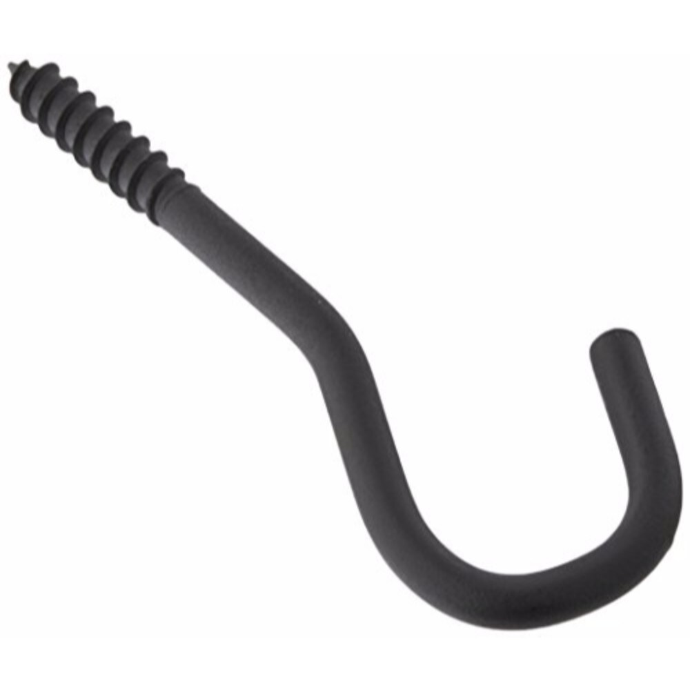 Wrought iron store screw hooks