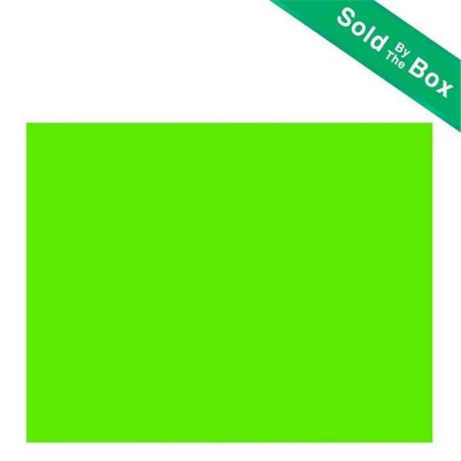 Bazic 22&#x22; X 28&#x22; Fluorescent Green Poster Board Case of 25