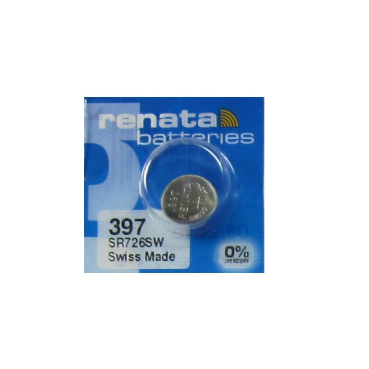 Renata 10 X 397 Swiss Made Lithium Coin Cell Battery Sr726Sw