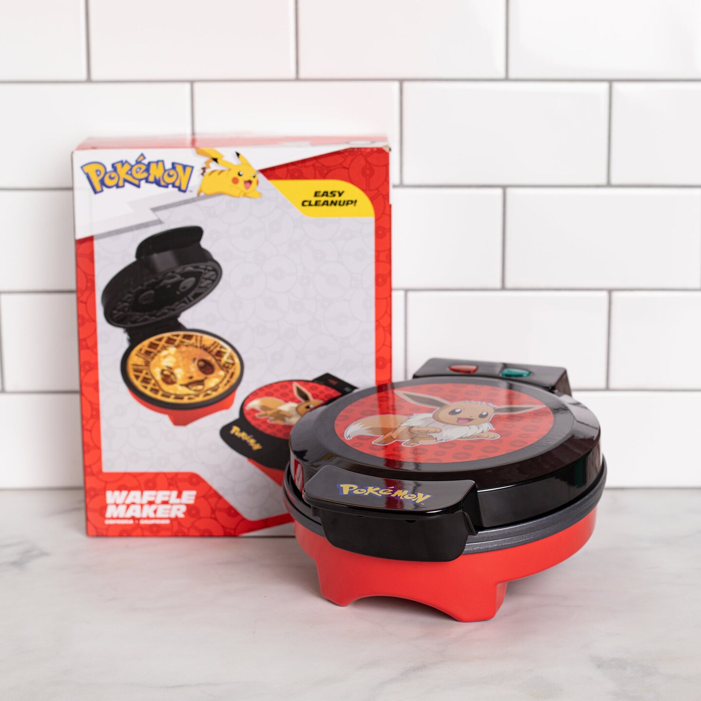 Uncanny Brands Pokemon Eevee Waffle Maker