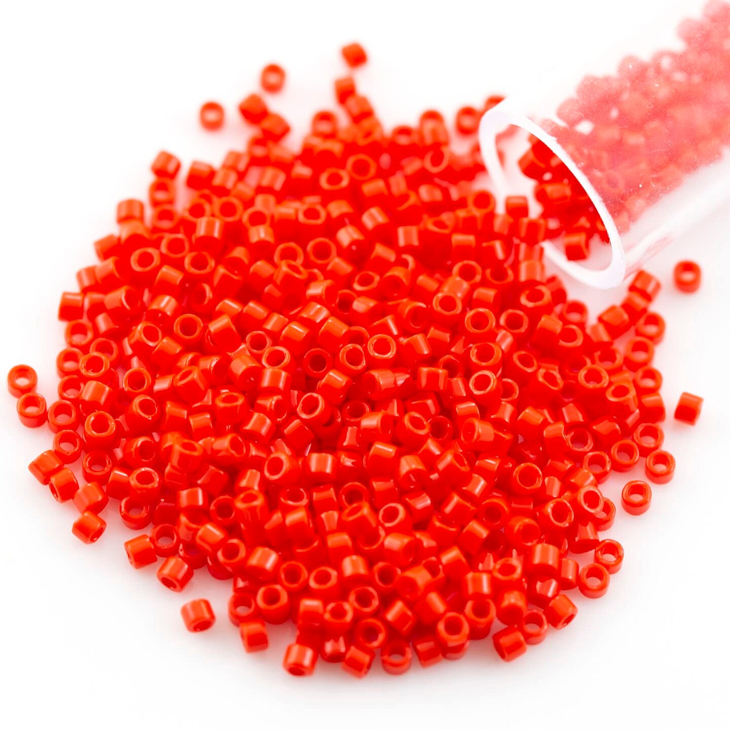 Czech Seed Bead 6/0 (4mm) Beads Silver Lined Ruby (10 Grams) Beads