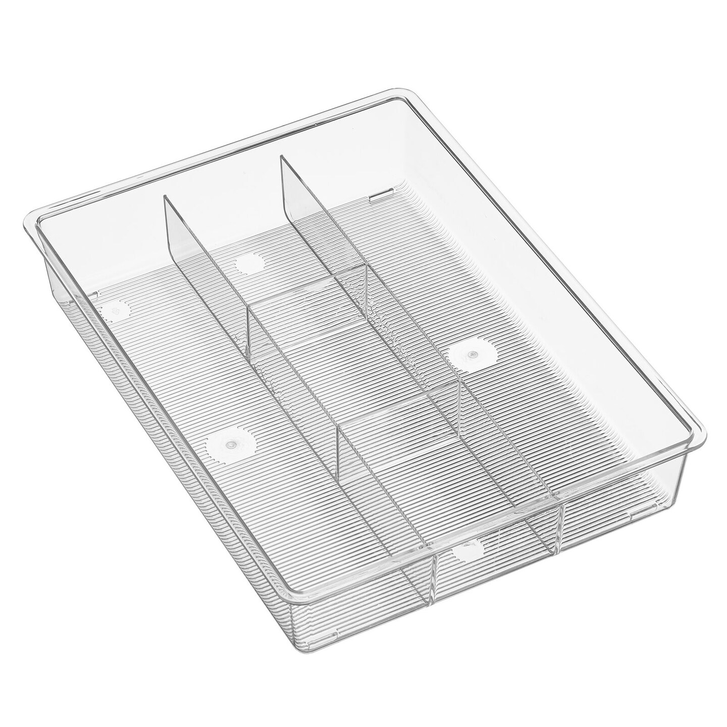 mDesign Expandable Kitchen Drawer Organizer Tray for Utensils