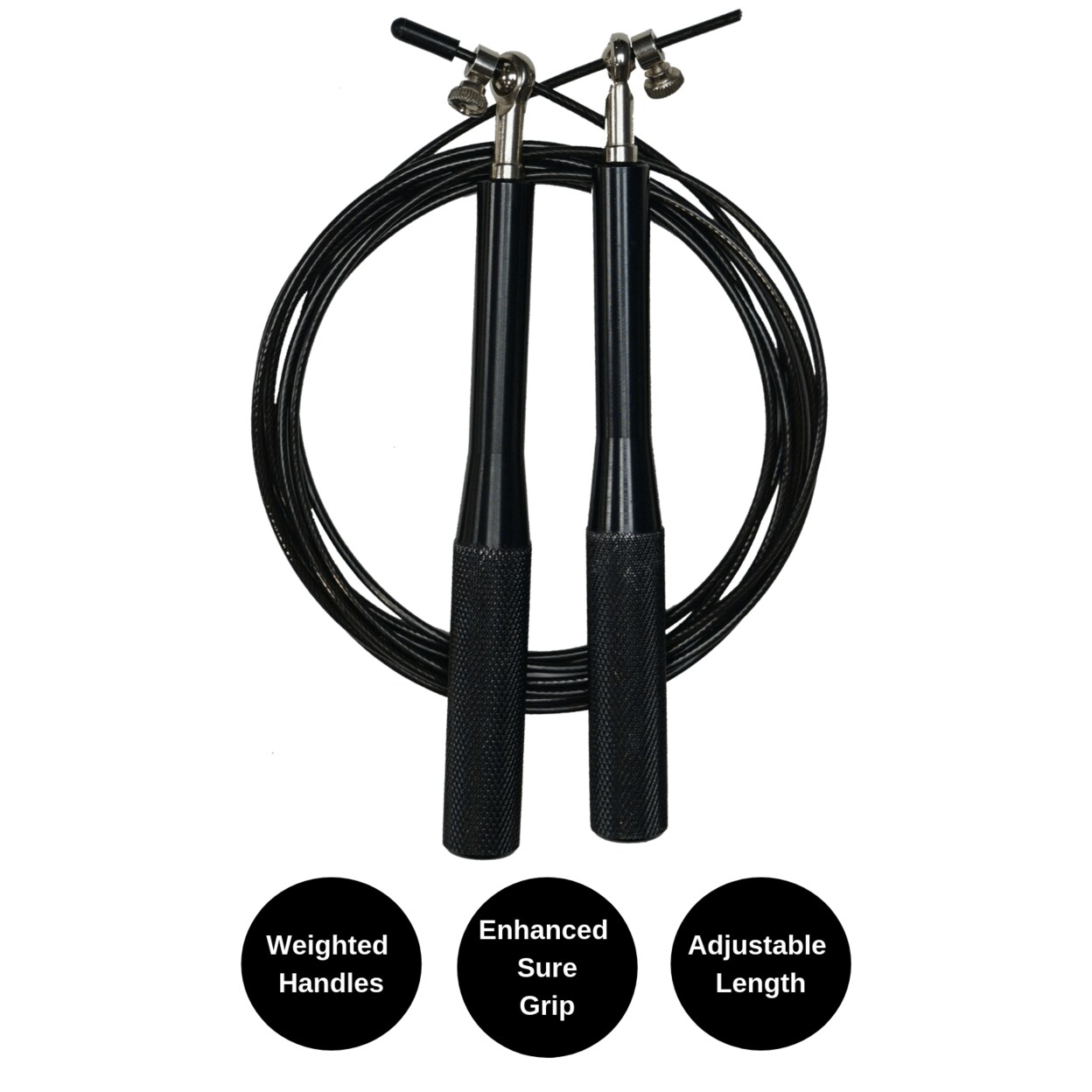 Adjustable Weighted Jump Rope