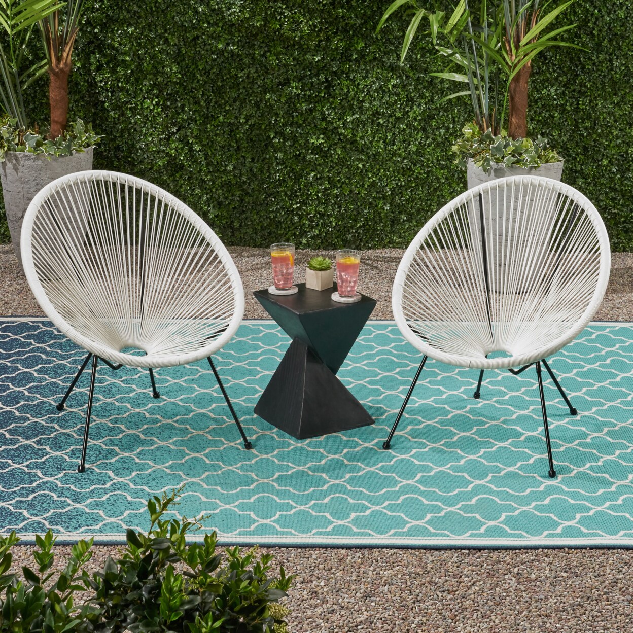 Hammock weave 2024 patio chair