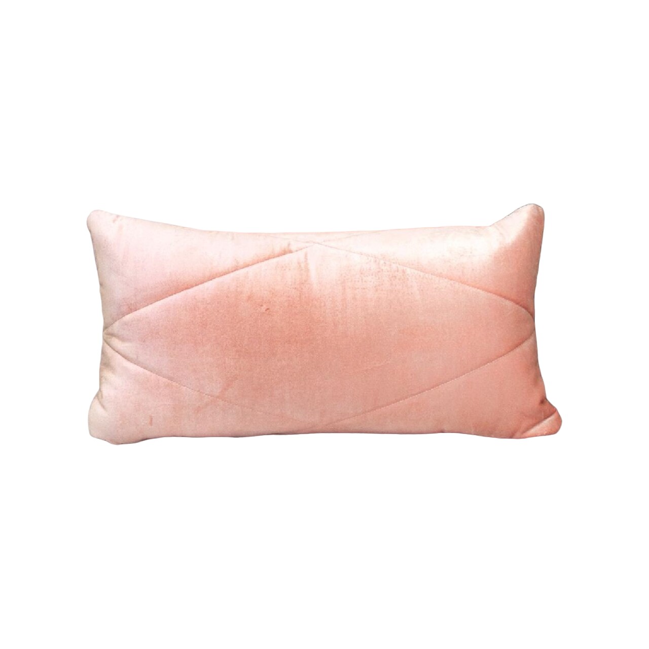 Nassau Collection 24&#x22; Pink Transitional Quilted  Throw Pillow