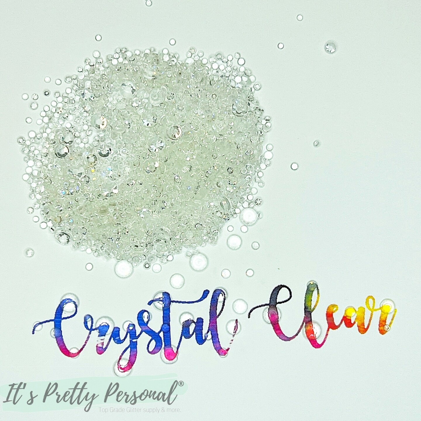 Mix #1- &#x22;Crystal Clear&#x22; CHEAT - Glass Rhinestones (~2880 stones per bag! SS3-SS20 mix)