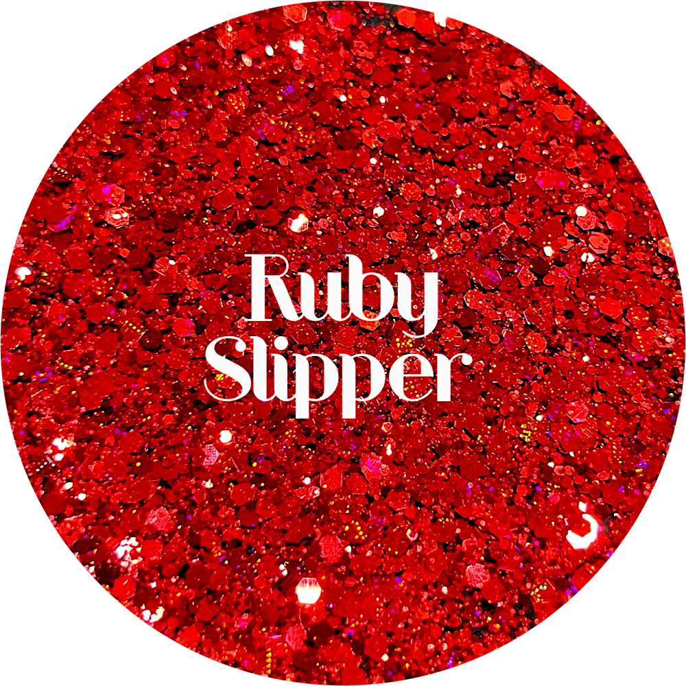Polyester Glitter - Ruby Slipper by Glitter Heart Co.&#x2122;