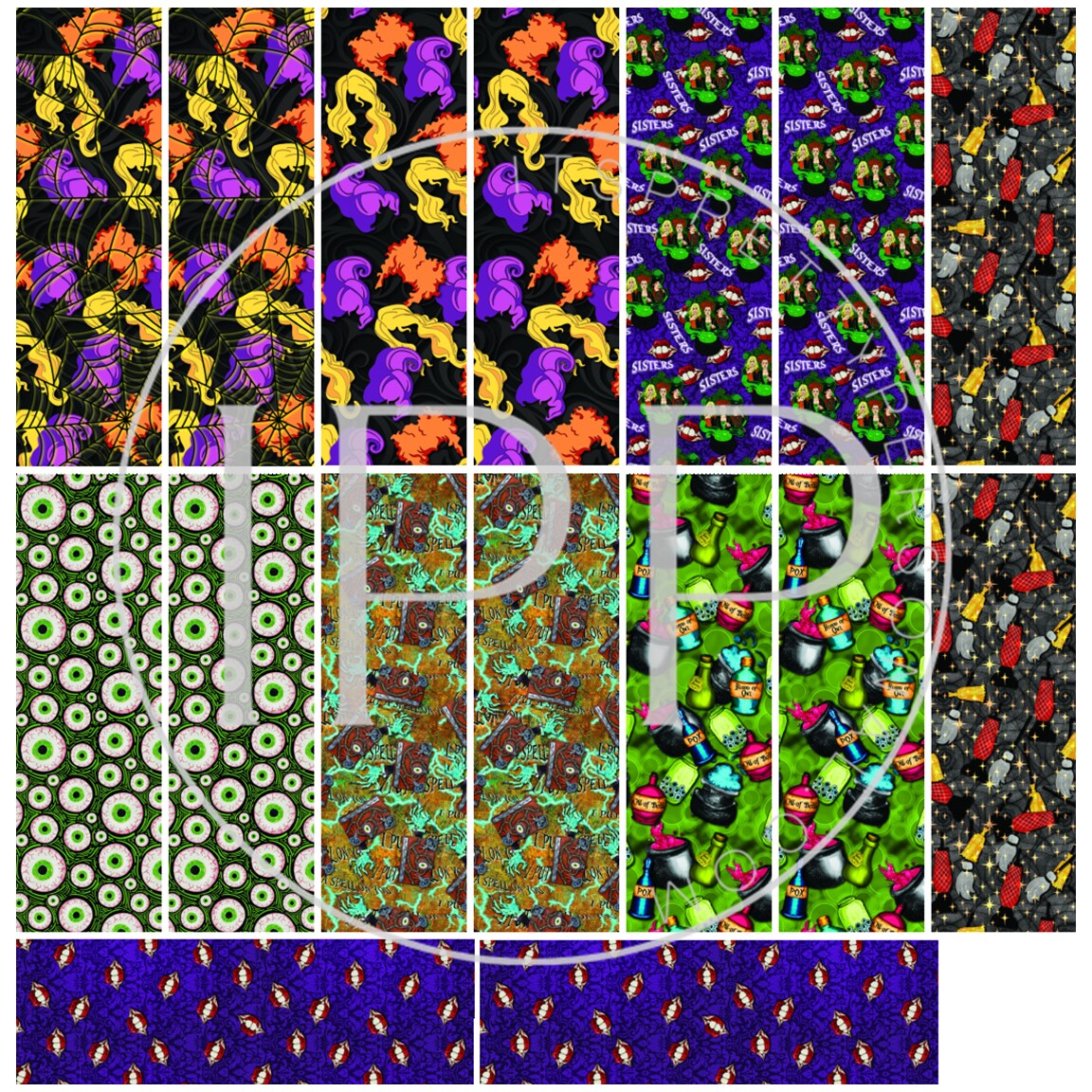 #499 CLEAR Pen Wrap Hocus Hype 1.5in x 4.75in 12x12 Vinyl Sheet