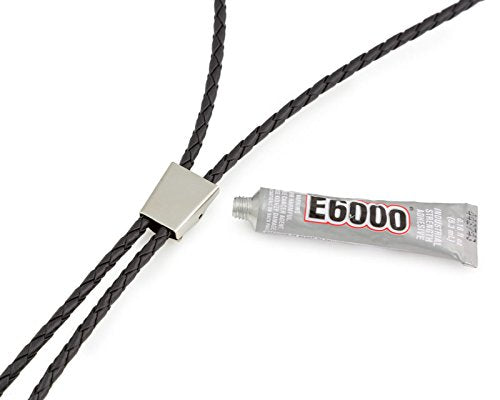 JewelrySupply Create Your Own Bolo Tie Kit - Bolo Cord, Bolo Slide, Bolo Tips & Glue