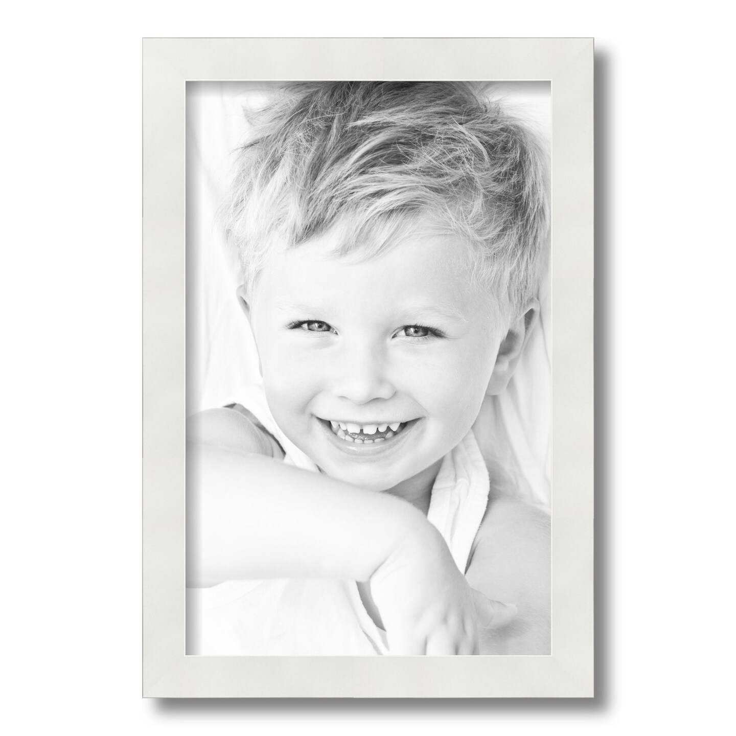 ArtToFrames 11x17 Inch Picture Frame, This 1.25 Inch Custom MDF Poster Frame is Available in Multiple Colors, Great for Your Art or Photos - Comes with Regular Glass and Foam Backing 3/16 inch (V-FRBW26-11x17)