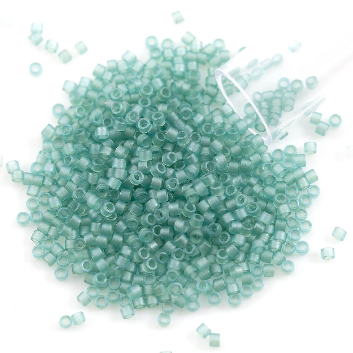 Miyuki Delica Seed Bead 11/0 Matte Glazed Luster Seafoam Green