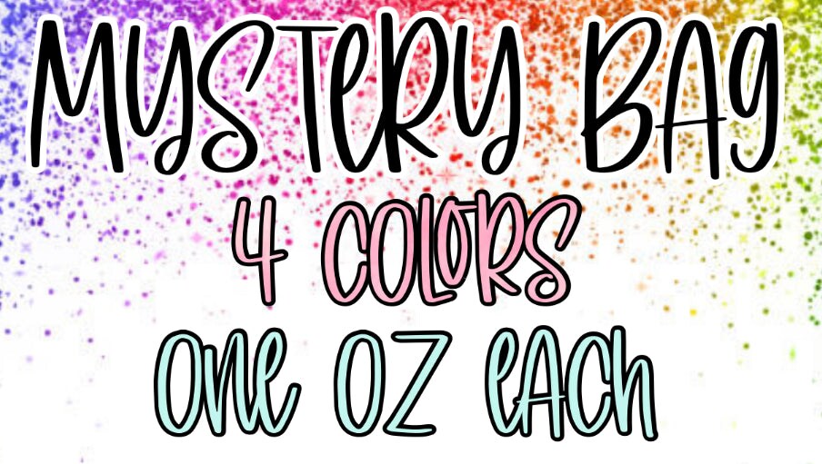 Mini Mystery Bag - 4 Mystery Glitters by Glitter Heart Co.&#x2122;