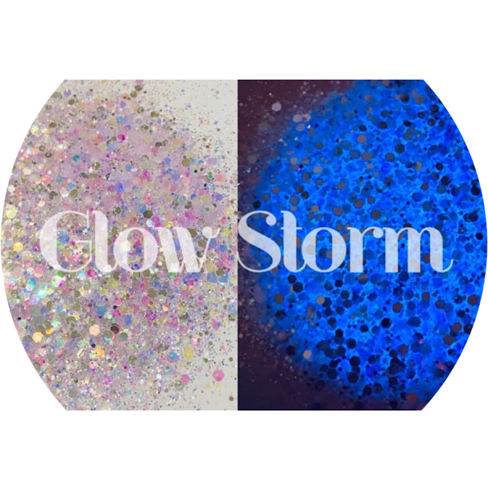 Polyester Glitter - Glow Storm - Glow in the Dark by Glitter Heart Co.™