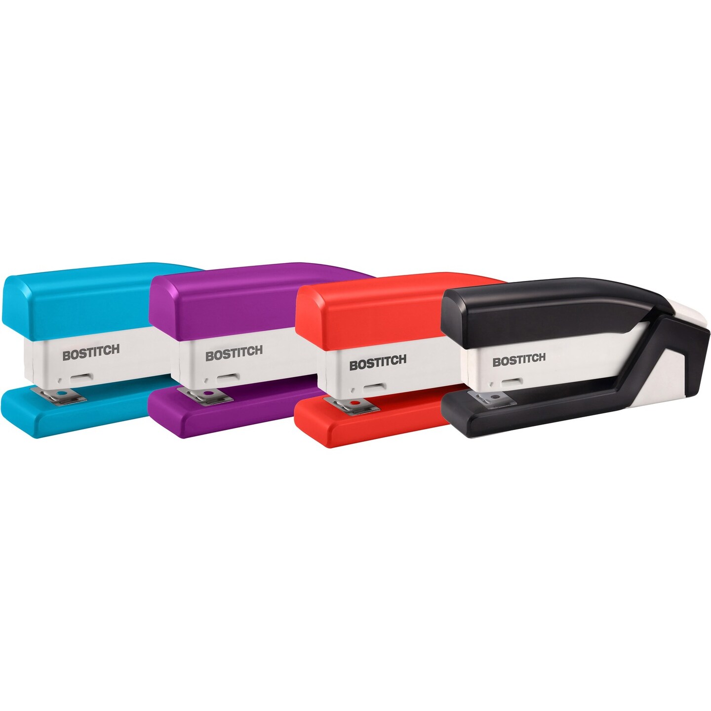 Accentra Compact Stapler Spring-powered Staples 15 Sheets Red/Black