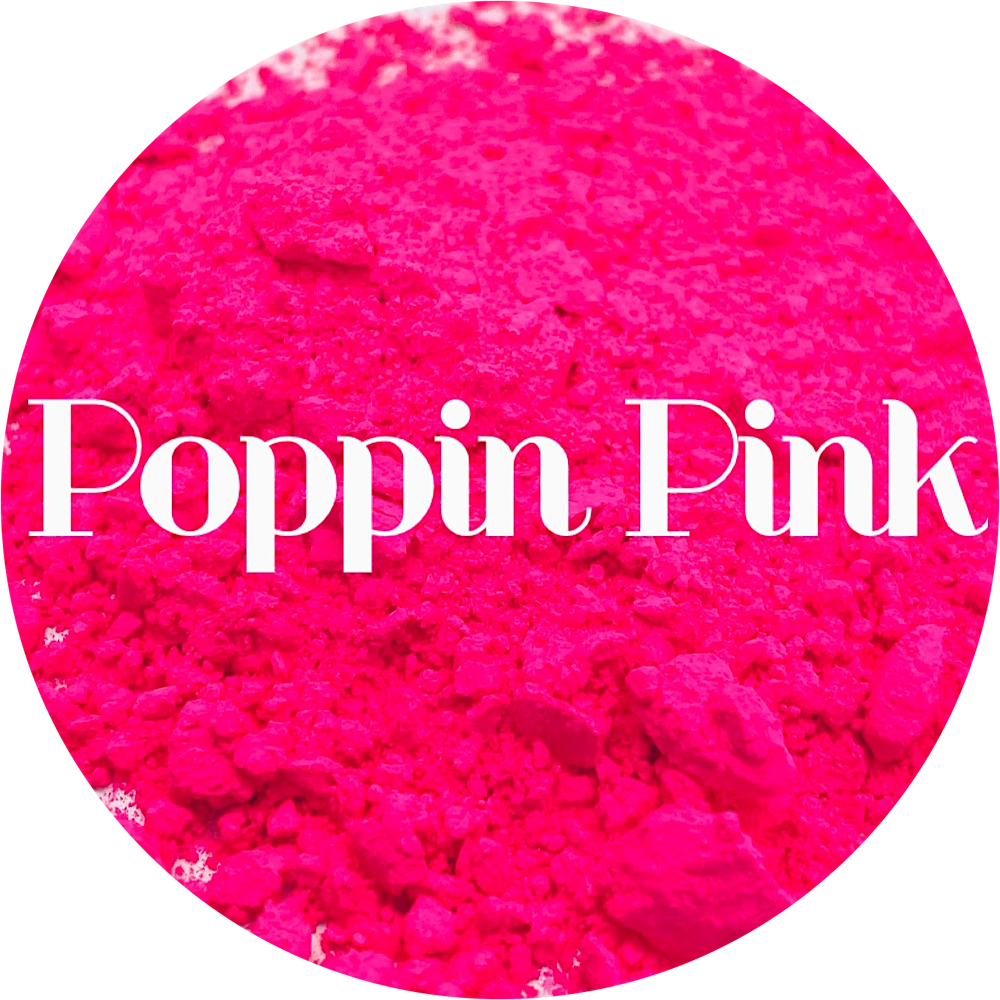 Poppin Pink Neon Mica Powder by Glitter Heart Co.™
