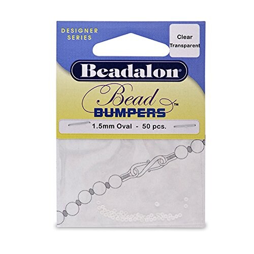 JewelrySupply Bead Bumpers 1.5mm Clear (50-Pcs)