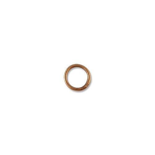 JewelrySupply Jump Ring - Closed 4.6mm Antique Copper Plated (10-Pcs)