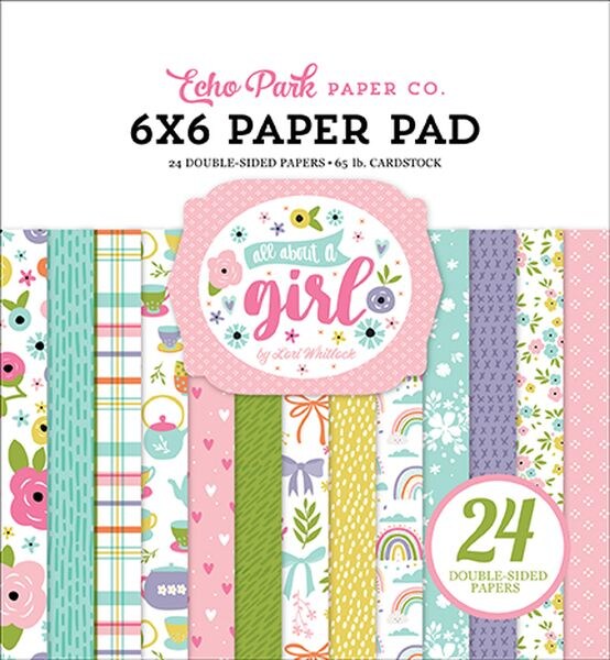 Echo Park All About A Girl 6x6 Paper Pad