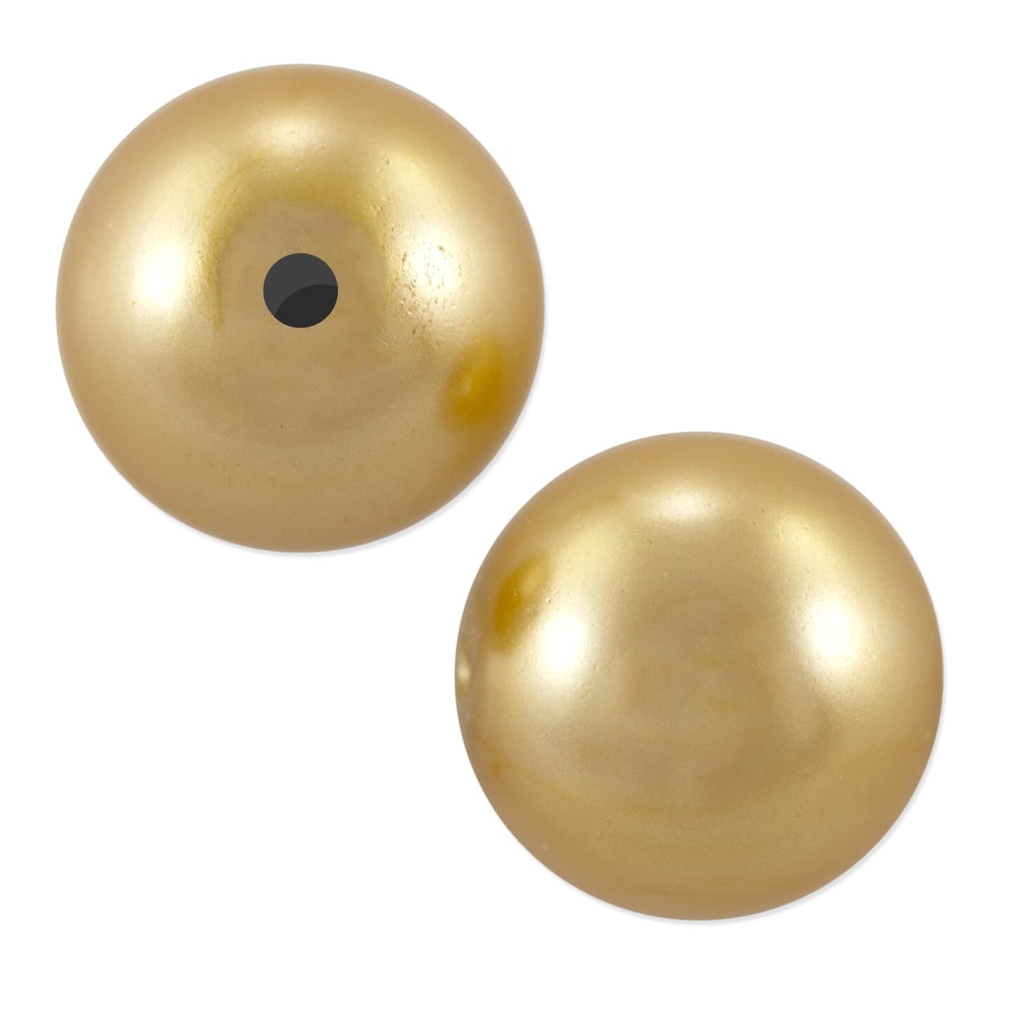 Preciosa Crystal Nacre Round Pearl 6mm Gold (Package of 20)