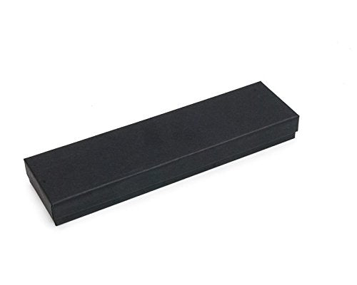Matte Black Paper Cotton Filled Jewelry Box #B82 (Case of 100)