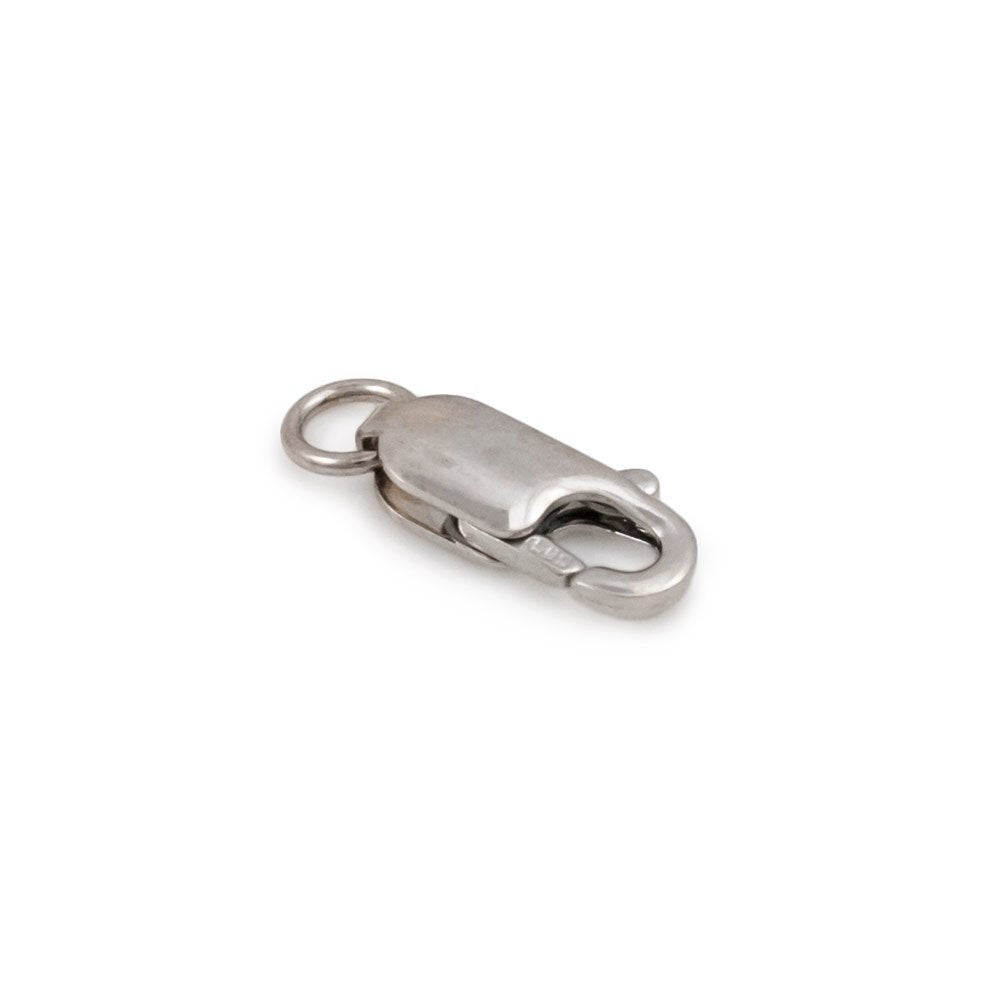 JewelrySupply 14k White Gold Lobster Claw Clasp (Size 12x5mm )