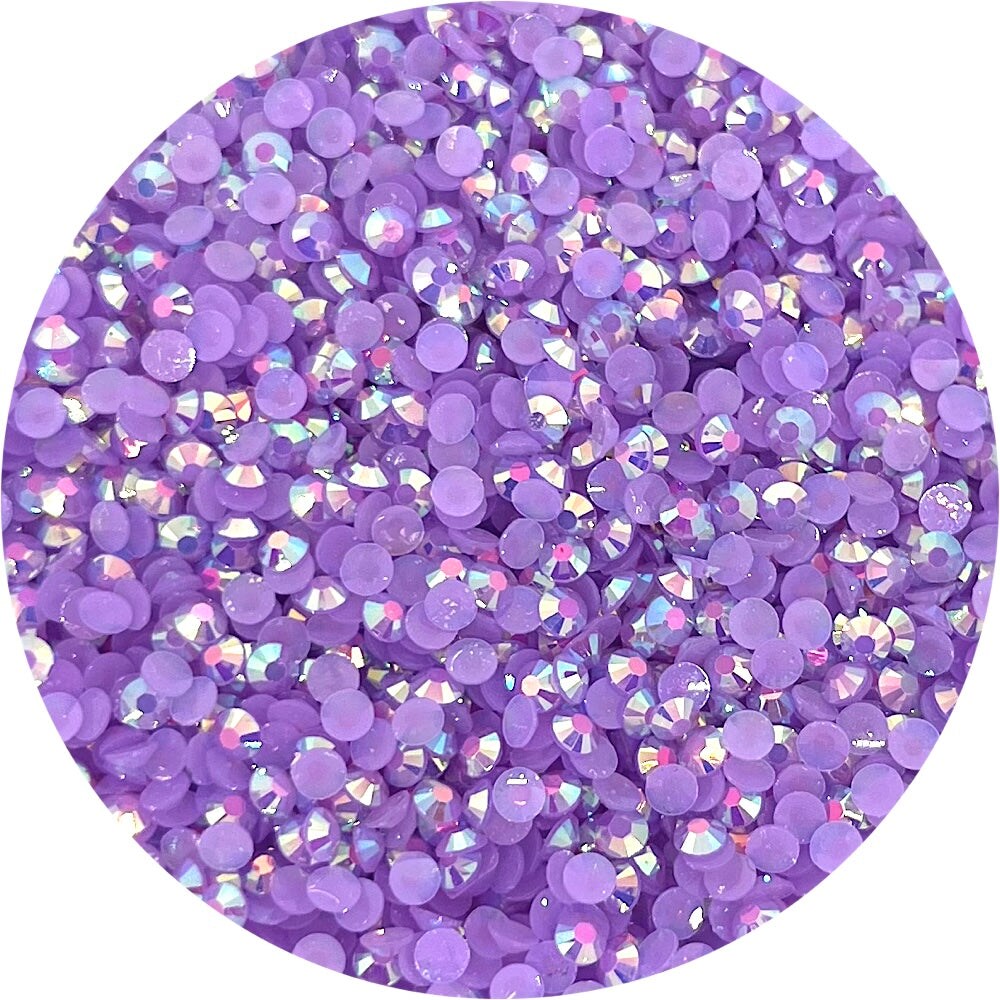 Resin Rhinestones - Pastel Purple Jelly - Lauren Quigley's Rock Candy by Glitter Heart Co.™
