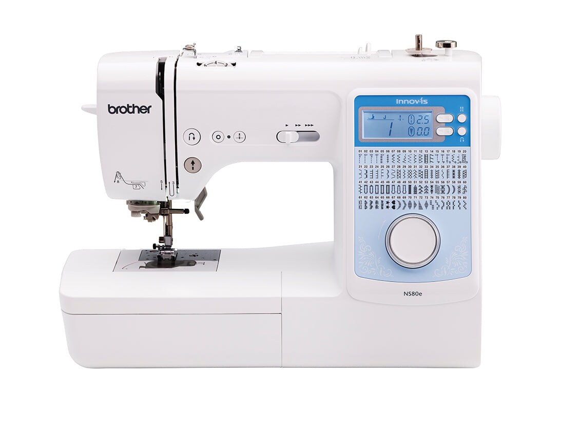 Brother Innov-is NS80E Sewing Machine With Foot Kit and Extension Table Bundle