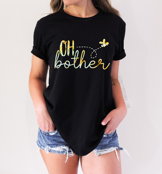 #183 DTF Print- Pooh Oh Bother