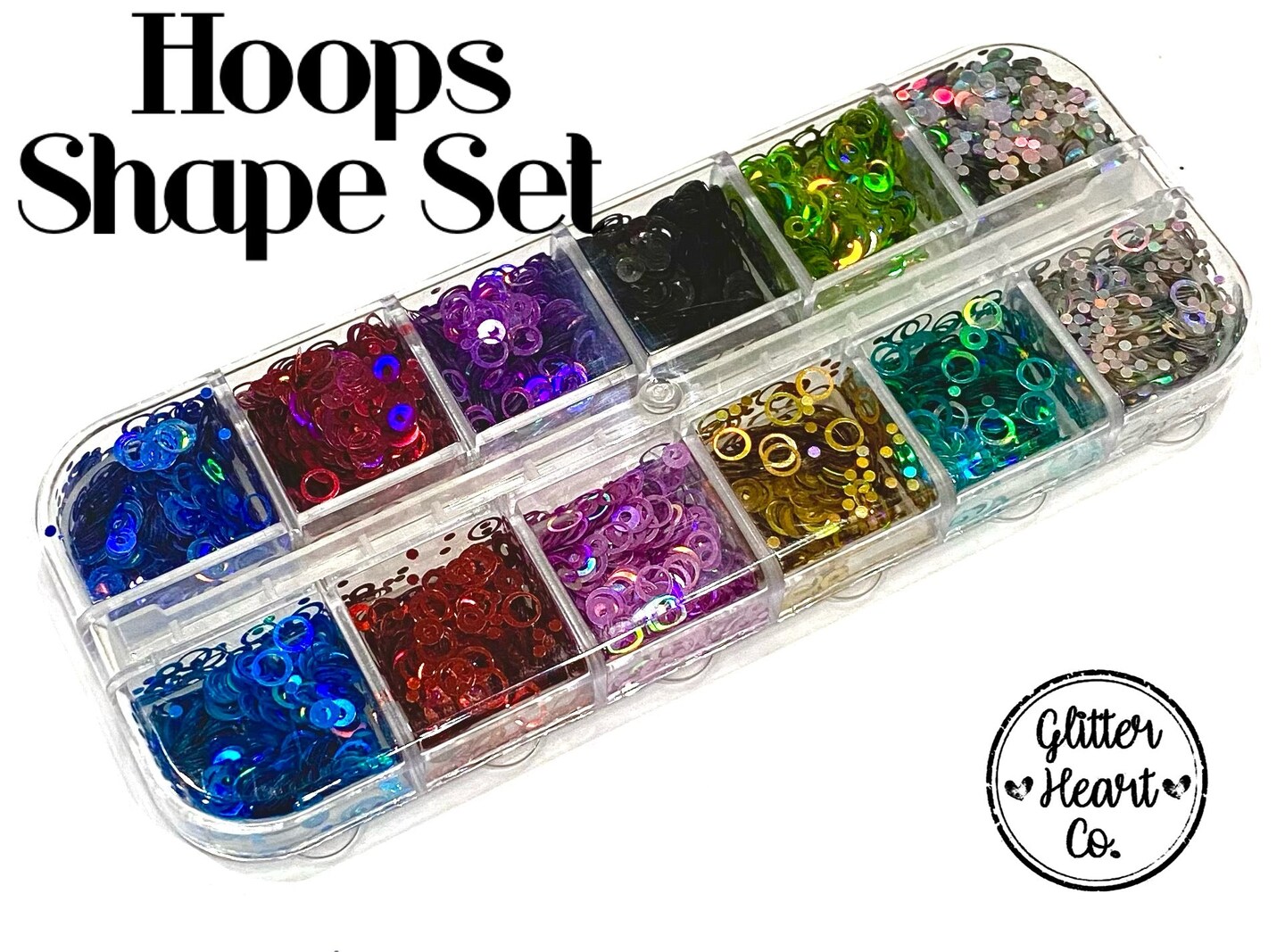 Hoops Shape Set by Glitter Heart Co.&#x2122;