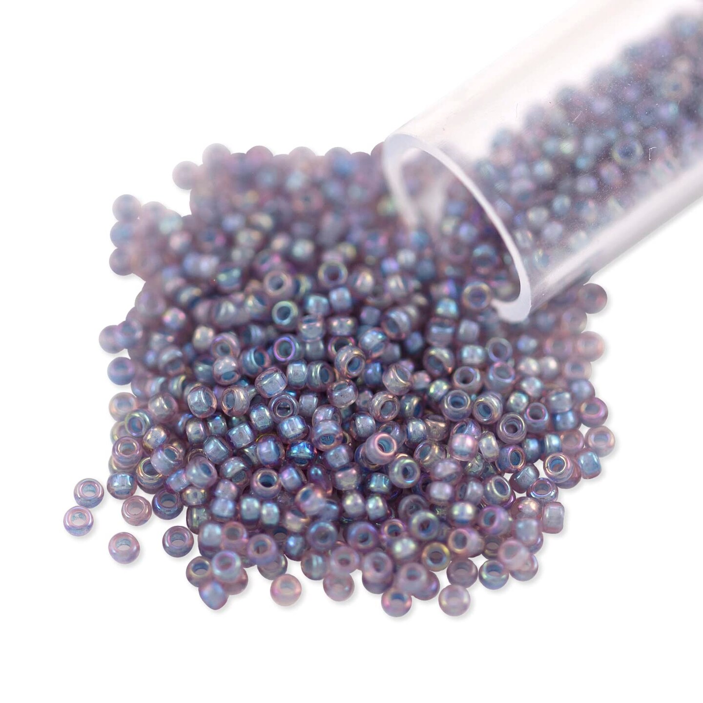 Miyuki Round Rocaille Seed Bead 15/0 Color Lined Purple/Violet
